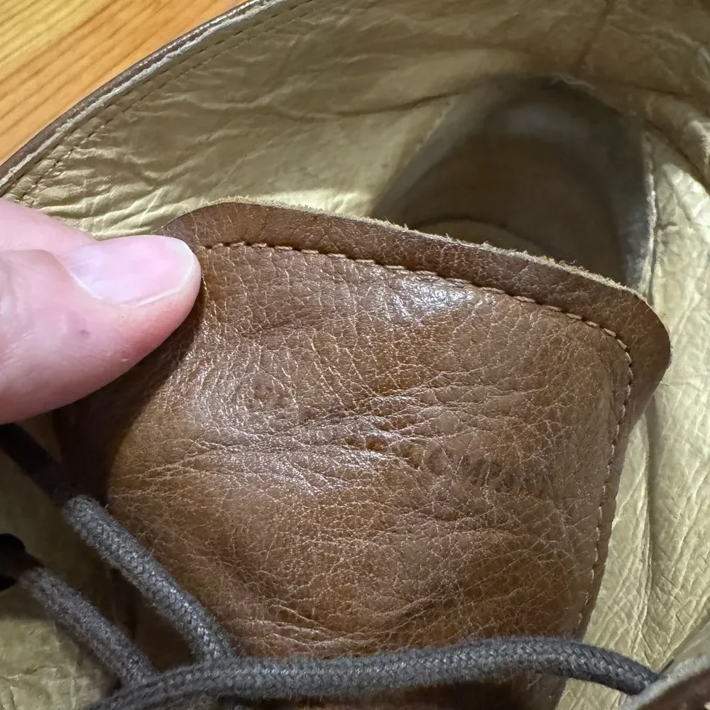 $298.00 FRYE Men's Phillip Chukka Boots Cognac 9.5 D